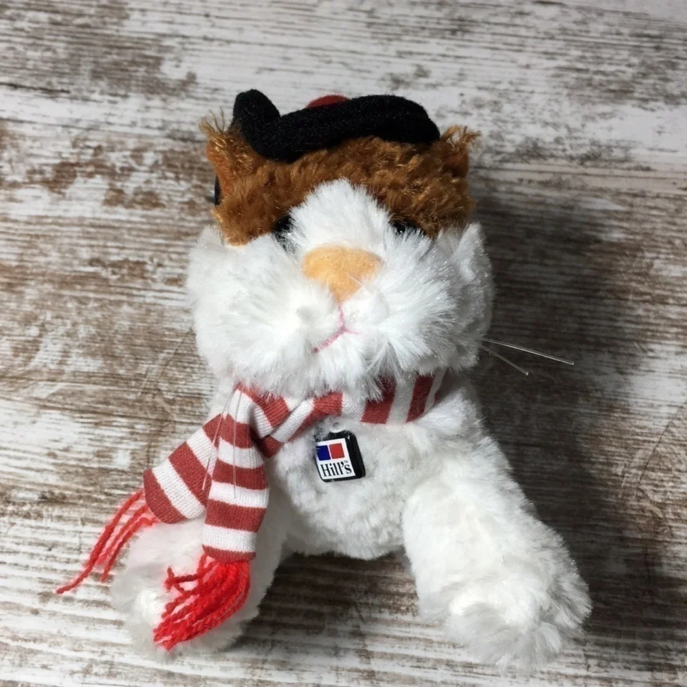 HILLS Kitty Cat Plush Winter Hat & Scarf
